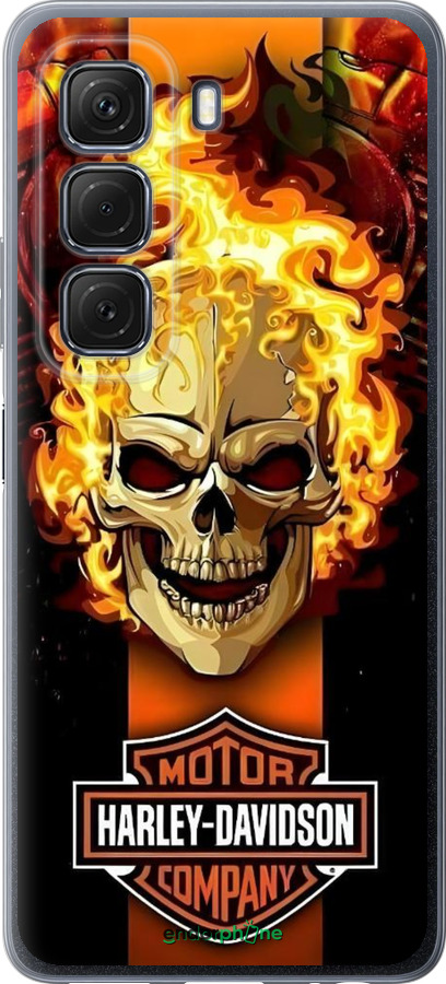 Силиконовый чехол Харлей девидсон для Infinix Hot 50 5G - 6370u-3795 изображение 