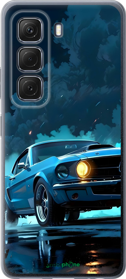 Силиконовый чехол Форд мустанг для Infinix Hot 50 5G - 6374u-3795 изображение 