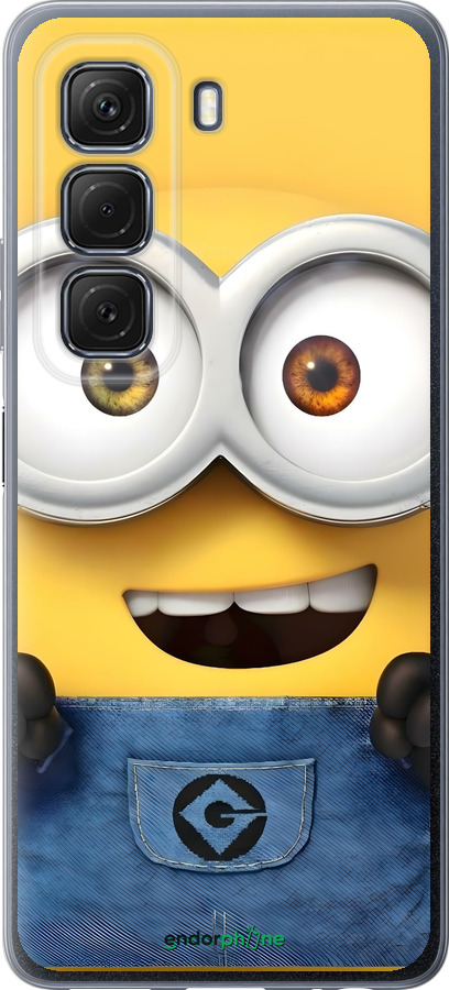 Силиконовый чехол Миньон для Infinix Hot 50 5G - 6389u-3795 изображение 