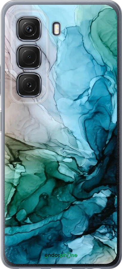 Силиконовый чехол С красочной абстрактной картиной Соленые берега для Infinix Hot 50 5G - 6405u-3795 изображение 