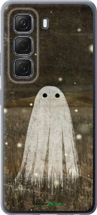 Силиконовый чехол Привидение и светлячки для Infinix Hot 50 5G - 6406u-3795 изображение 