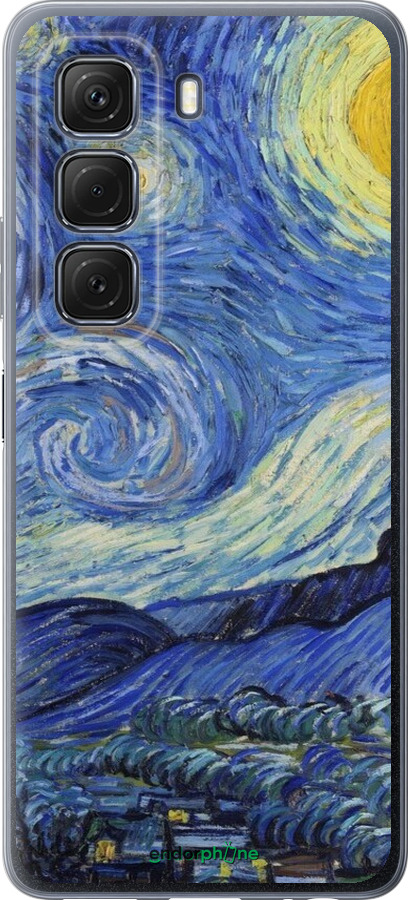 Силиконовый чехол «Звездная ночь» Винсента Ван Гога для Infinix Hot 50 5G - 6433u-3795 изображение 