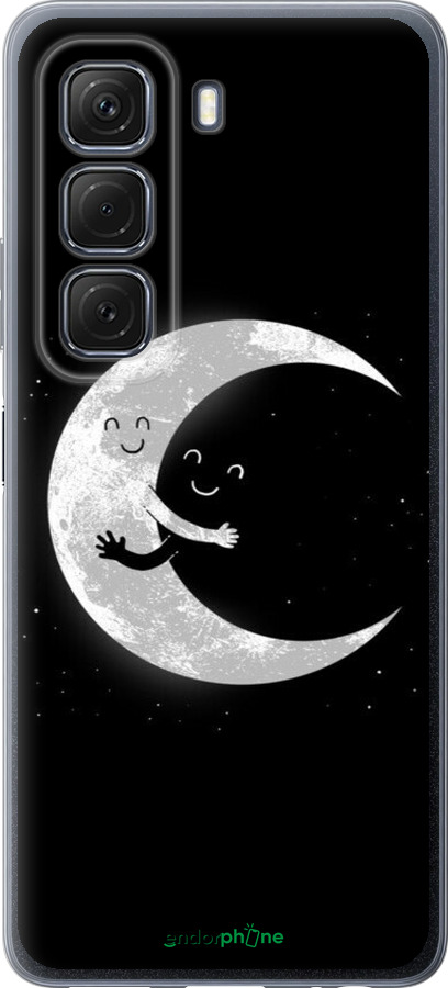Силиконовый чехол Лунные объятия для Infinix Hot 50 5G - 6508u-3795 изображение 