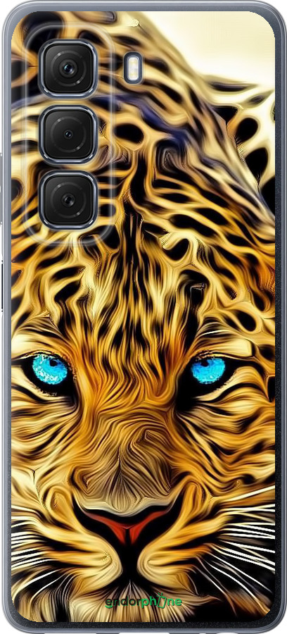 Силиконовый чехол Леопард для Infinix Hot 50 5G - 6611u-3795 изображение 
