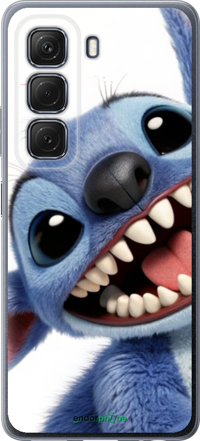 Силиконовый чехол Стич для Infinix Hot 50 5G - 6684u-3795 изображение 