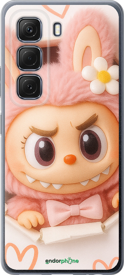 Силиконовый чехол Лабубу 2 для Infinix Hot 50 5G - 6710u-3795 изображение 