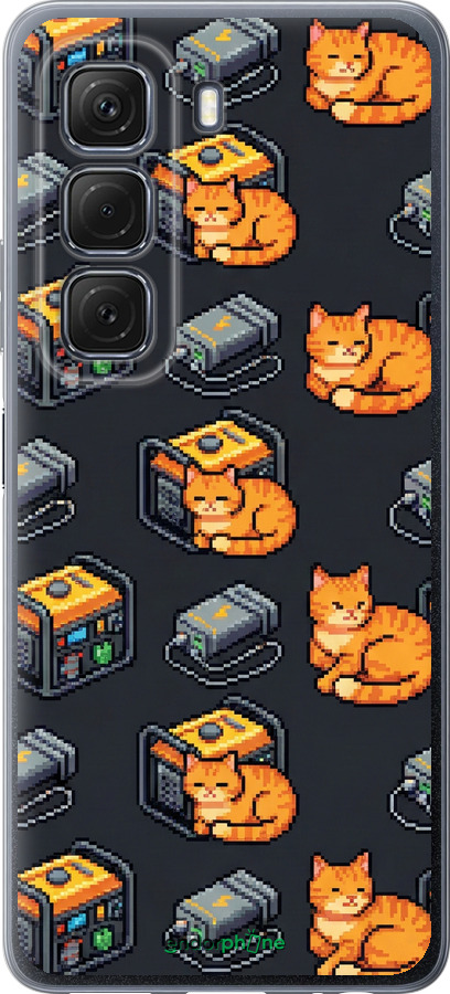 Силиконовый чехол Autonomous Zone для Infinix Hot 50 5G - 6771u-3795 изображение 