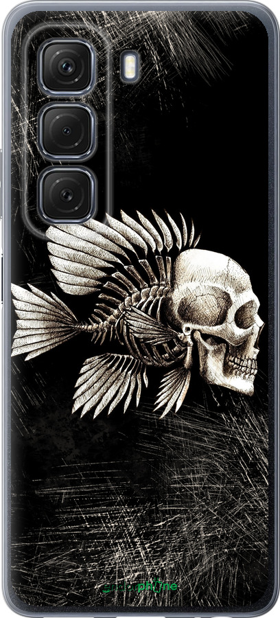 Силиконовый чехол Рыбо-человек для Infinix Hot 50 5G - 683u-3795 изображение 