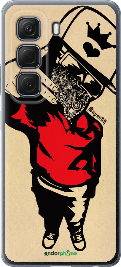 Силиконовый чехол Swag. Super для Infinix Hot 50 5G - 808u-3795 изображение 