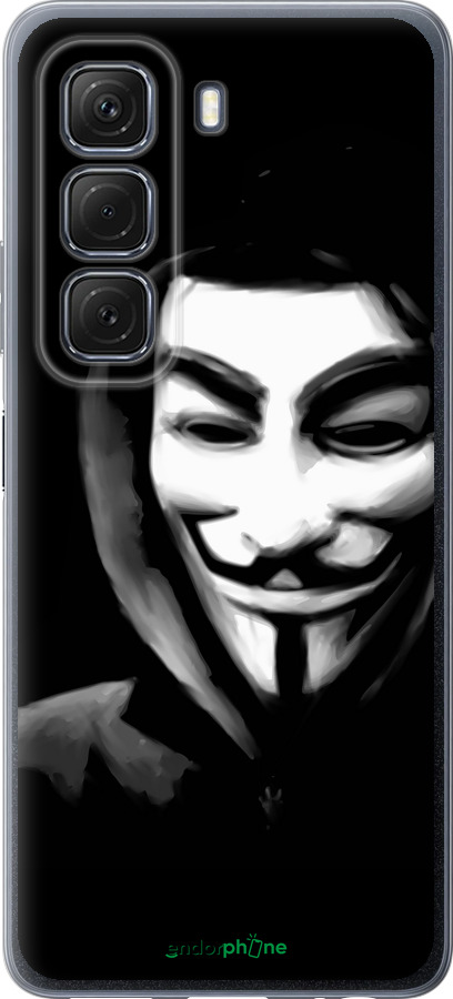 Силиконовый чехол Анонимус для Infinix Hot 50 5G - 832u-3795 изображение 