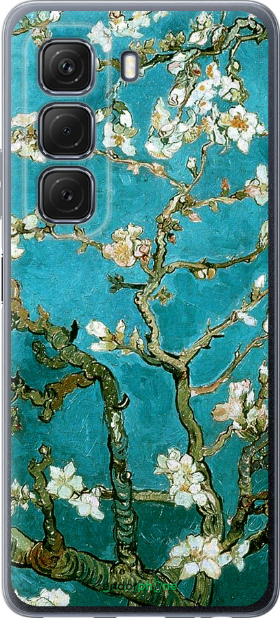 Силиконовый чехол Винсент Ван Гог. Сакура для Infinix Hot 50 5G - 841u-3795 изображение 