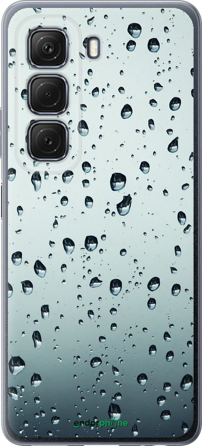 Силиконовый чехол Стекло в каплях для Infinix Hot 50 5G - 848u-3795 изображение 