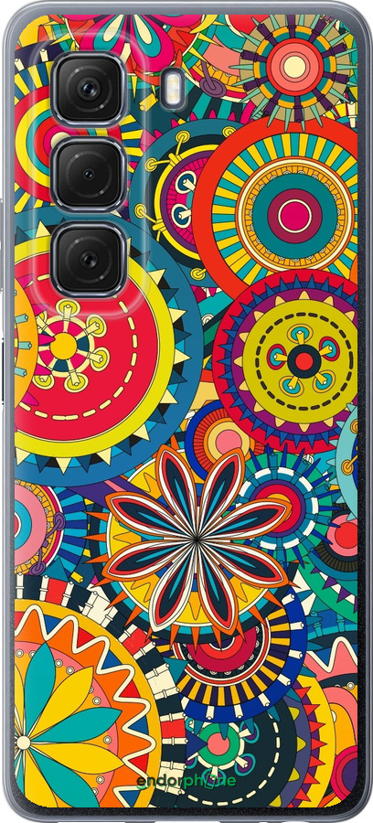 Силиконовый чехол Узор 5 для Infinix Hot 50 5G - 902u-3795 изображение 