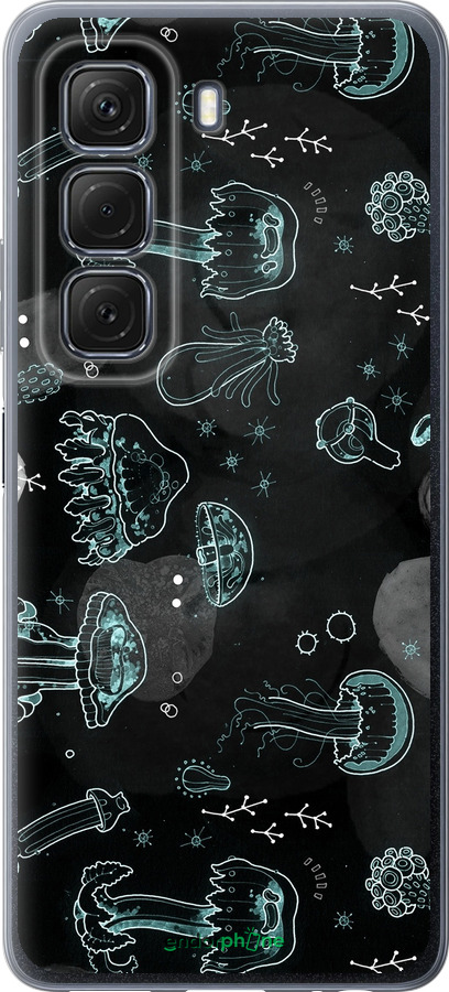 Силіконовий чехол Медузи для Infinix Hot 50 5G - 906u-3795 изображение 