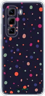 Силикон с усиленными углами чехол Горошек v2 для Infinix Hot 50 Pro 4G - 5599sp-3871 изображение 