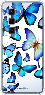 Силіконовий протиударний с посиленими кутами чехол Метелики для Infinix Hot 50 Pro 4G - 6023sp-3871 изображение 