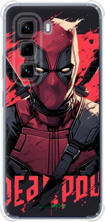Силикон с усиленными углами чехол Дедпул для Infinix Hot 50 Pro 4G - 6293sp-3871 изображение 