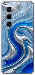 Силикон с усиленными углами чехол Liquid Chrome для Infinix Hot 50 Pro 4G - 6781sp-3871 изображение 