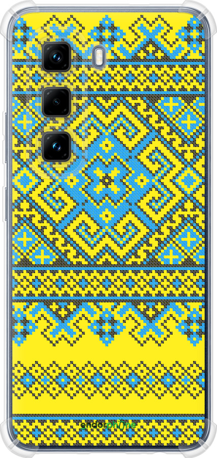 Силикон с усиленными углами чехол Вышиванка 41 для Infinix Hot 50 Pro 4G - 1175sp-3871 изображение 