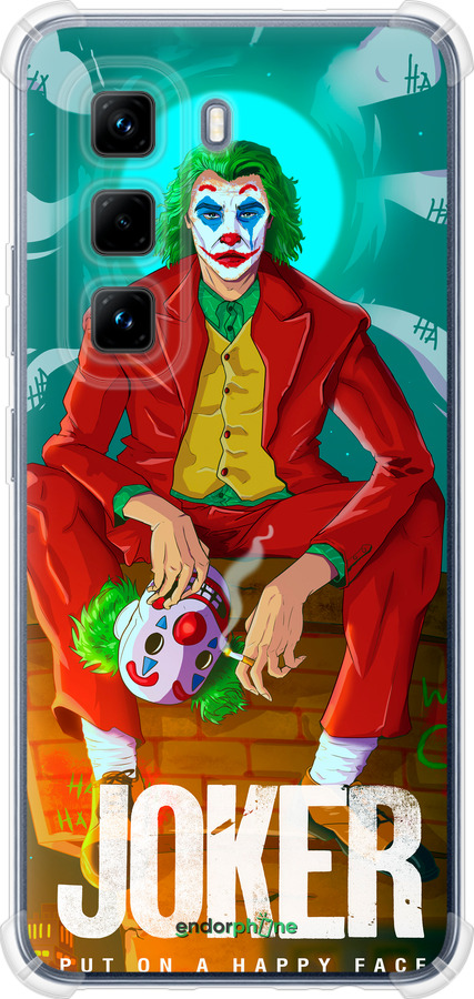 Силикон с усиленными углами чехол Джокер1 для Infinix Hot 50 Pro 4G - 4675sp-3871 изображение 