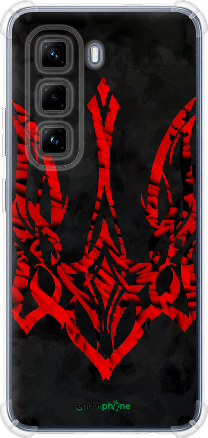 Силикон с усиленными углами чехол Герб Украины v4 для Infinix Hot 50 Pro 4G - 5319sp-3871 изображение 