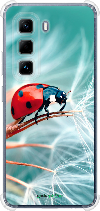 Силіконовий протиударний с посиленими кутами чехол Сонечко для Infinix Hot 50 Pro 4G - 6049sp-3871 изображение 