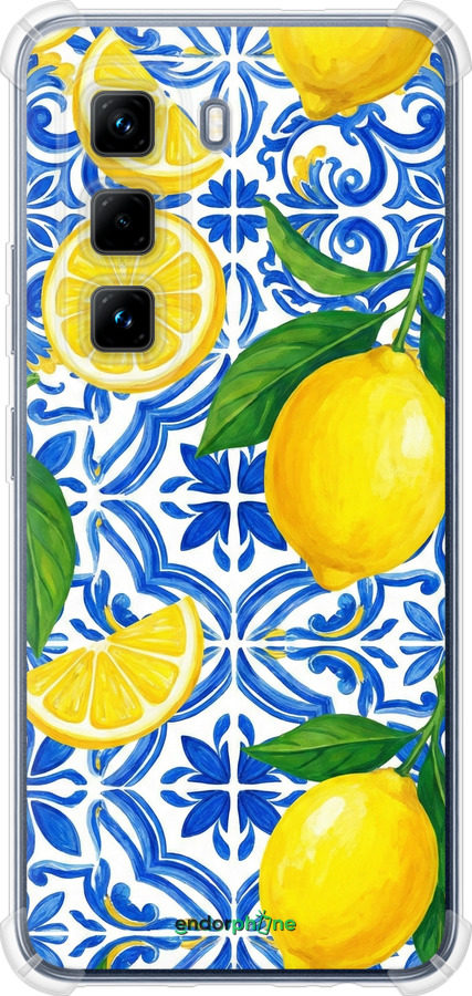 Силіконовий протиударний с посиленими кутами чехол Grocery Girl Italian Summer для Infinix Hot 50 Pro 4G - 6766sp-3871 изображение 