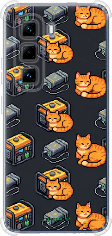 Силіконовий протиударний с посиленими кутами чехол Autonomous Zone для Infinix Hot 50 Pro 4G - 6771sp-3871 изображение 