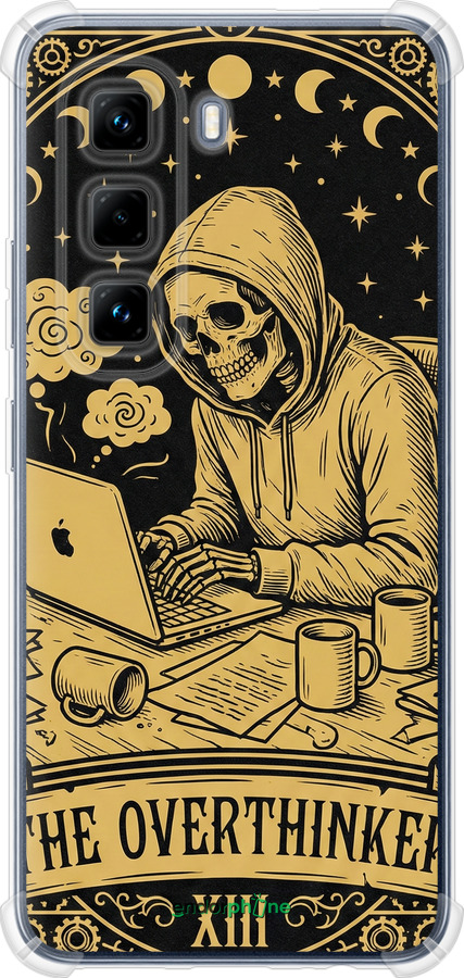 Силикон с усиленными углами чехол The Overthinker для Infinix Hot 50 Pro 4G - 6774sp-3871 изображение 