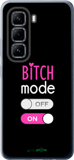 Силіконовий чехол Bitch mode для Infinix Hot 50 Pro 4G - 4548u-3871 изображение 