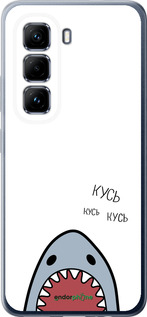 Силиконовый чехол Акула для Infinix Hot 50 Pro 4G - 4870u-3871 изображение 