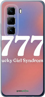 Силиконовый чехол 'Aesthetic Aura Gradient 777 Lucky Energy' для Infinix Hot 50 Pro 4G изображение 5