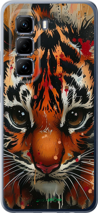 Силиконовый чехол Mini tiger для Infinix Hot 50 Pro 4G - 6052u-3871 изображение 
