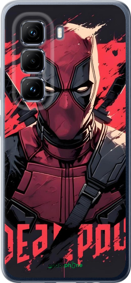 Силіконовий чехол Дедпул для Infinix Hot 50 Pro 4G - 6293u-3871 изображение 