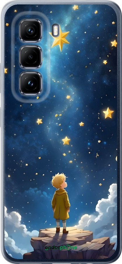 Силиконовый чехол Маленький принц для Infinix Hot 50 Pro 4G - 6326u-3871 изображение 