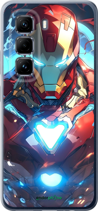 Силіконовий чехол Железный человек для Infinix Hot 50 Pro 4G - 6372u-3871 изображение 