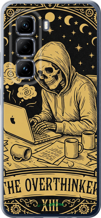 Силиконовый чехол The Overthinker для Infinix Hot 50 Pro 4G - 6774u-3871 изображение 