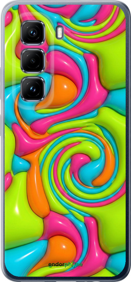 Силиконовый чехол Y2K Jelly Dream для Infinix Hot 50 Pro 4G - 6780u-3871 изображение 