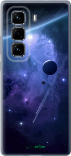 Силіконовий чехол Планети в синьому космосі для Infinix Hot 50 Pro+ 4G - 171u-3870 изображение 
