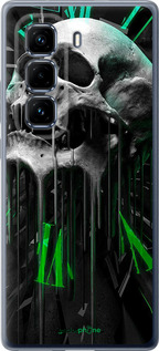 Силиконовый чехол Череп-часы для Infinix Hot 50 Pro+ 4G - 4100u-3870 изображение 