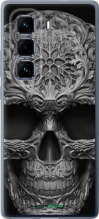 Силиконовый чехол skull-ornament для Infinix Hot 50 Pro+ 4G - 4101u-3870 изображение 