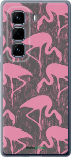 Силиконовый чехол Vintage-Flamingos для Infinix Hot 50 Pro+ 4G - 4171u-3870 изображение 