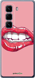 Силиконовый чехол Sexy lips для Infinix Hot 50 Pro+ 4G - 4174u-3870 изображение 