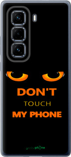 Силиконовый чехол Don't touch the phone для Infinix Hot 50 Pro+ 4G - 4261u-3870 изображение 
