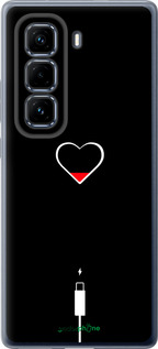 Силіконовий чехол Підзарядка серця для Infinix Hot 50 Pro+ 4G - 4274u-3870 изображение 