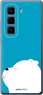 Силиконовый чехол Мишка 1 для Infinix Hot 50 Pro+ 4G - 4358u-3870 изображение 