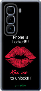 Силиконовый чехол Разблокируй-поцелуй для Infinix Hot 50 Pro+ 4G - 4372u-3870 изображение 