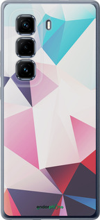 Силиконовый чехол Геометрия 3 для Infinix Hot 50 Pro+ 4G - 4415u-3870 изображение 