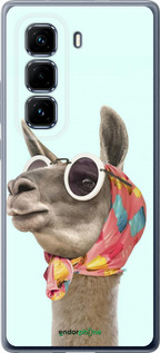 Силіконовий чехол Модна лама для Infinix Hot 50 Pro+ 4G - 4479u-3870 изображение 
