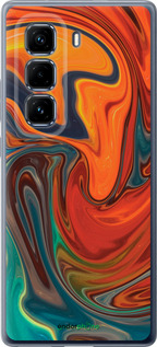 Силиконовый чехол Абстрактный фон для Infinix Hot 50 Pro+ 4G - 4547u-3870 изображение 